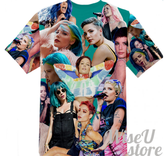 Halsey T-SHIRT Photo Collage shirt 3D