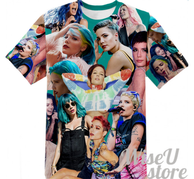 Halsey T-SHIRT Photo Collage shirt 3D