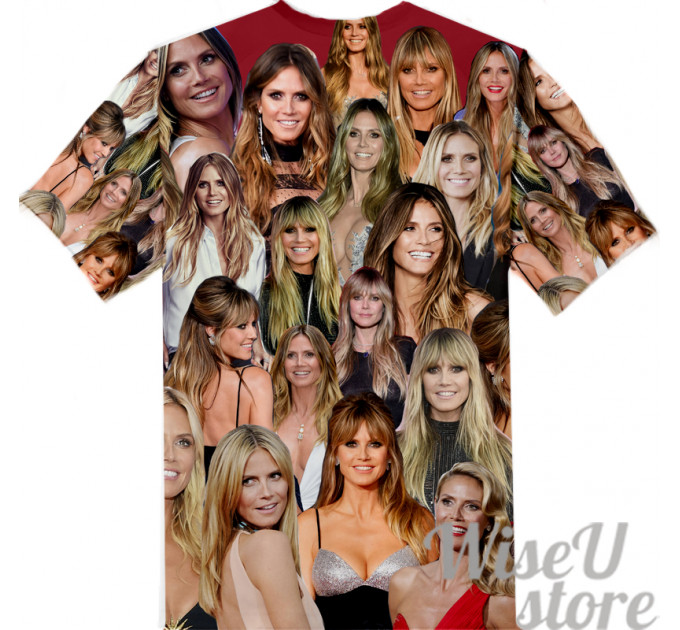 Heidi Klum T-SHIRT Photo Collage shirt 3D