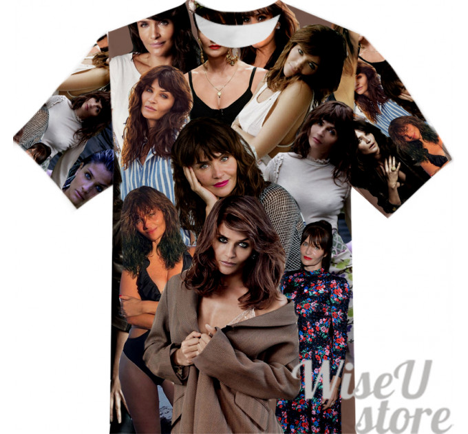 Helena Christensen T-SHIRT Photo Collage shirt 3D