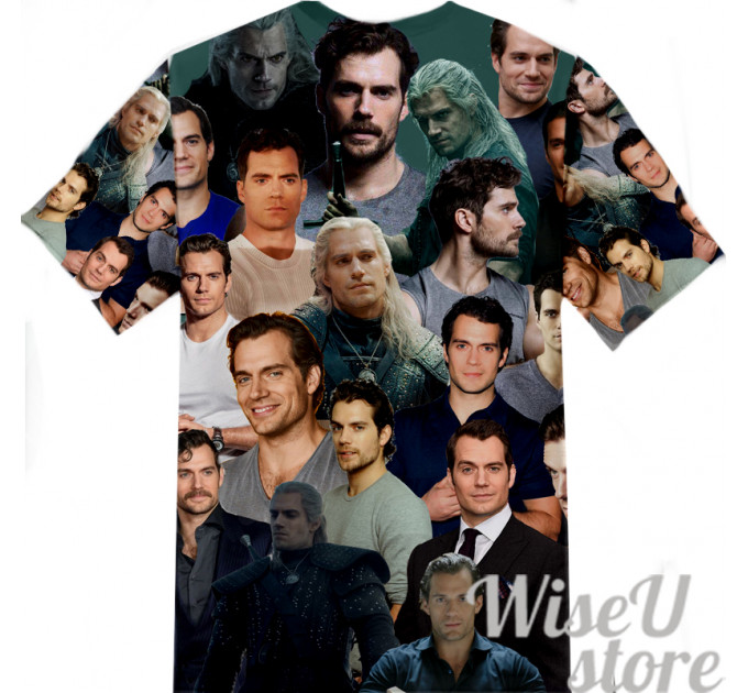 Henry Cavill T-SHIRT Photo Collage shirt 3D