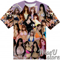 Hitomi Tanaka T-SHIRT Photo Collage shirt 3D