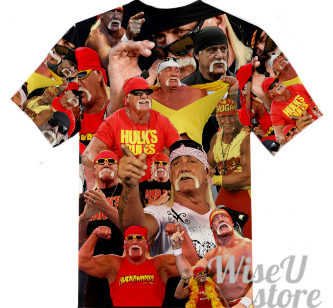 Hulk Hogan T-SHIRT Photo Collage shirt 3D