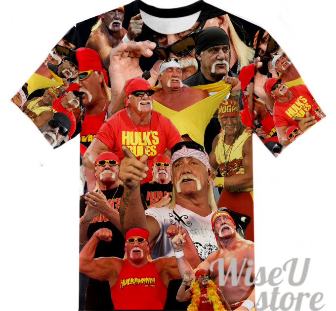 Hulk Hogan T-SHIRT Photo Collage shirt 3D