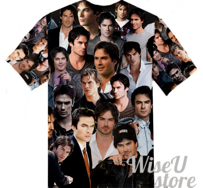 IAN SOMERHALDER T-SHIRT Photo Collage shirt 3D