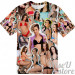 JADA STEVENS T-SHIRT Photo Collage shirt 3D