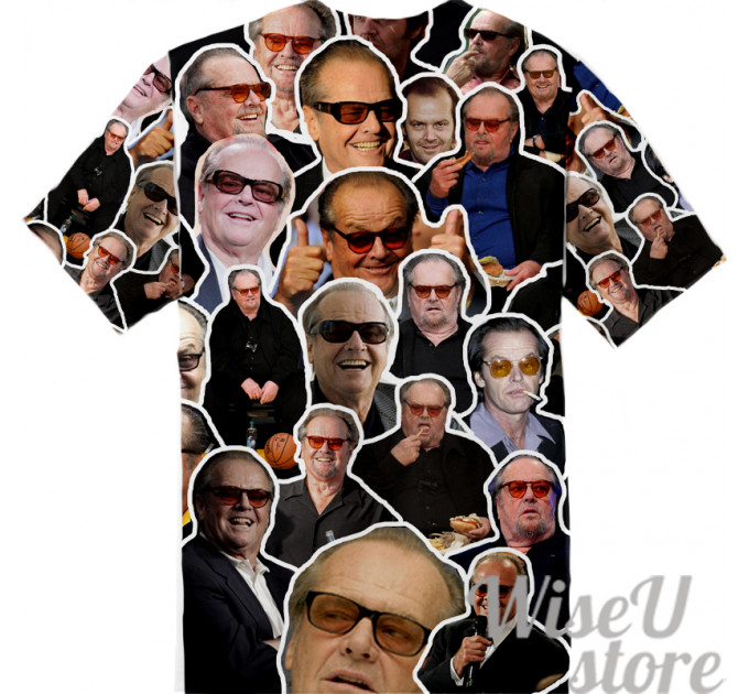 Jack Nicholson T-SHIRT Photo Collage shirt 3D