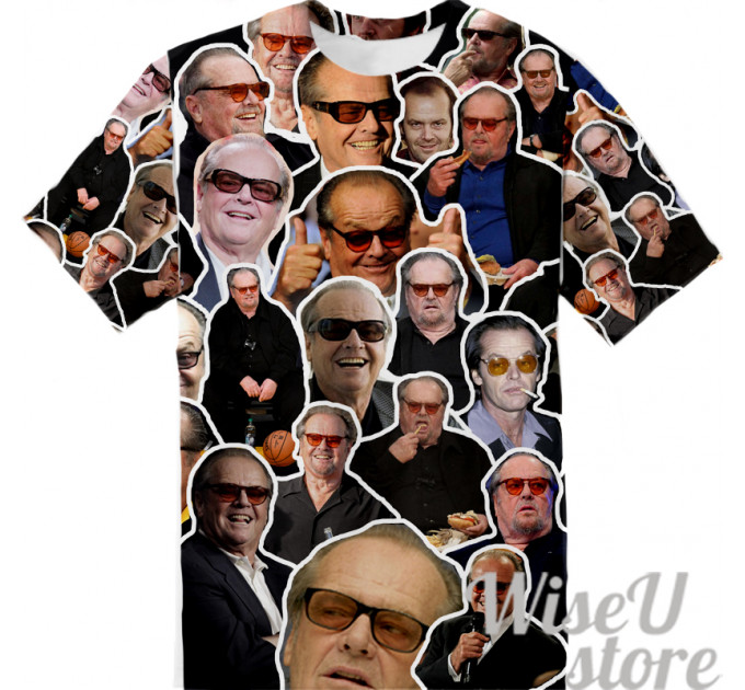 Jack Nicholson T-SHIRT Photo Collage shirt 3D