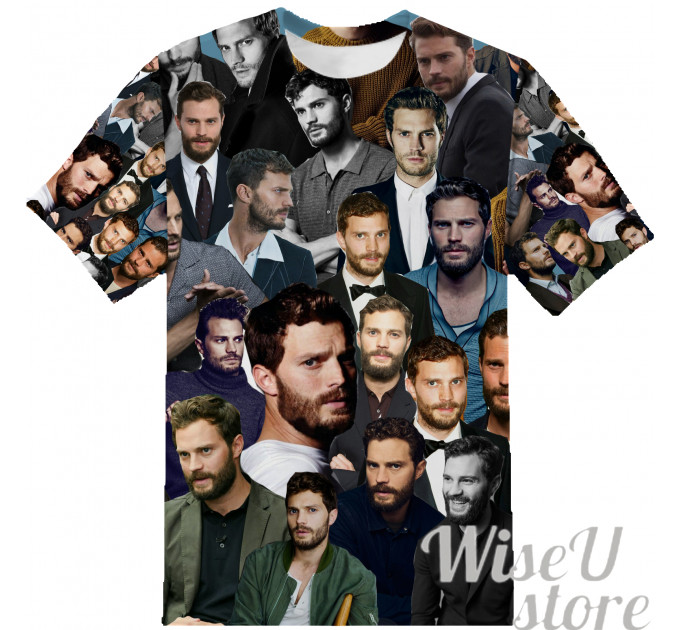 Jamie Dornan T-SHIRT Photo Collage shirt 3D