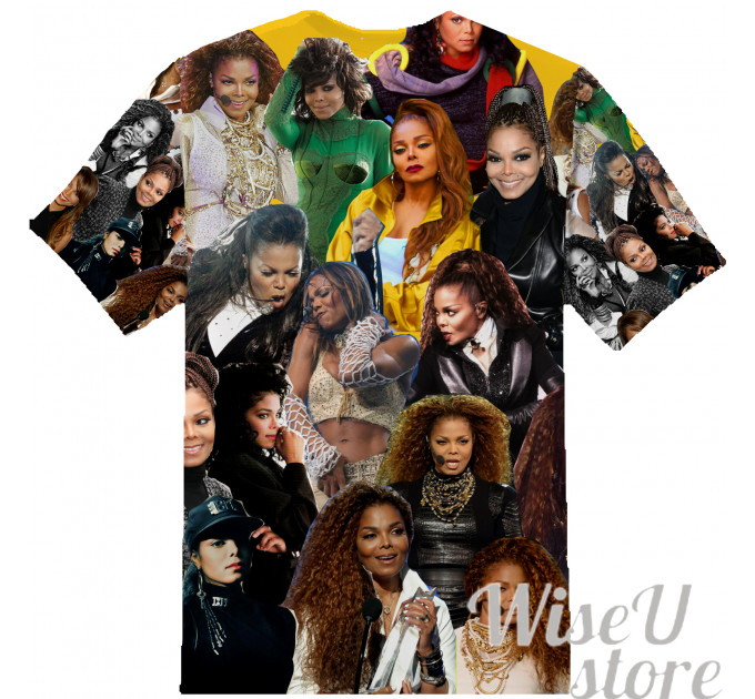 Janet Jackson T-SHIRT Photo Collage shirt 3D