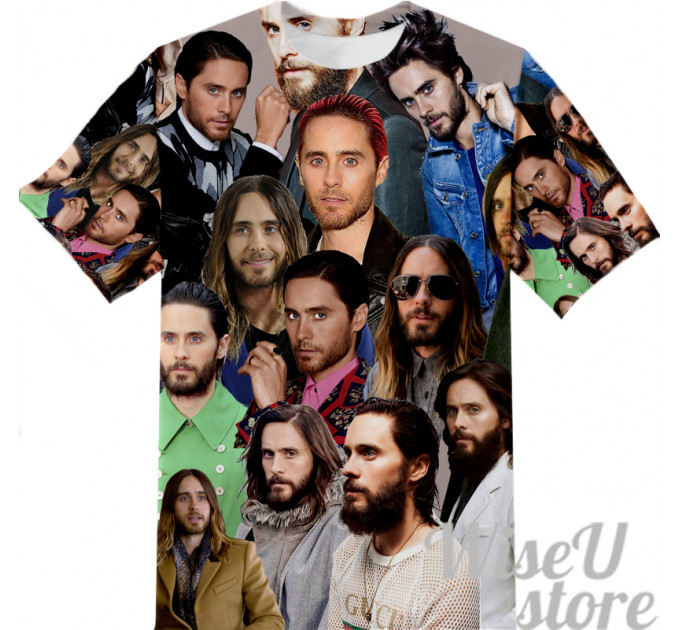 Jared Leto T-SHIRT Photo Collage shirt 3D