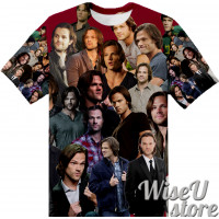 Jared Padalecki T-SHIRT Photo Collage shirt 3D