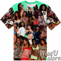 Jasmine Webb T-SHIRT Photo Collage shirt 3D