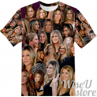 Jennifer Aniston T-SHIRT Photo Collage shirt 3D