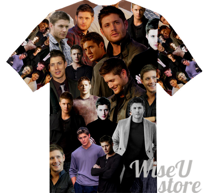 Jensen Ackles T-SHIRT Photo Collage shirt 3D