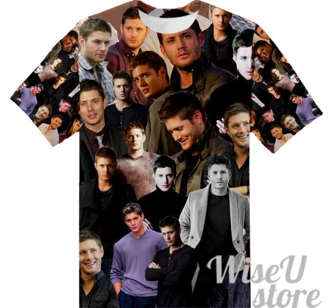 Jensen Ackles T-SHIRT Photo Collage shirt 3D