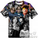John Lennon T-SHIRT Photo Collage shirt 3D