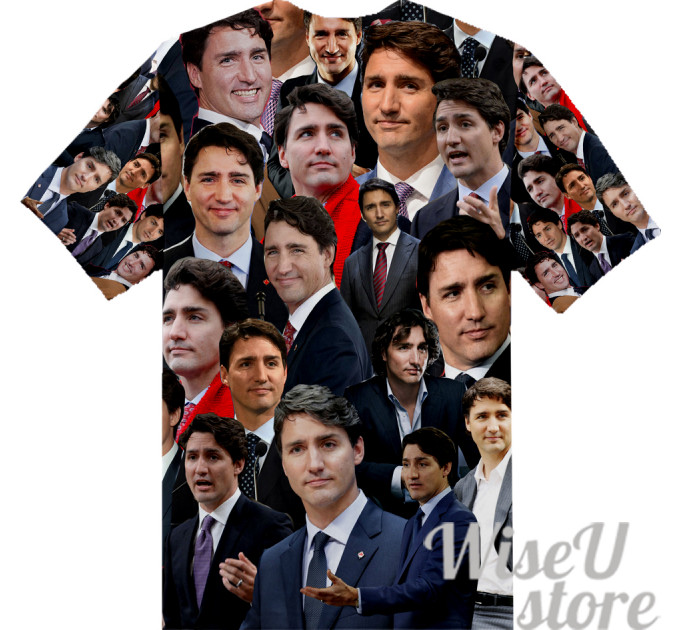 Justin Trudeau T-SHIRT Photo Collage shirt 3D