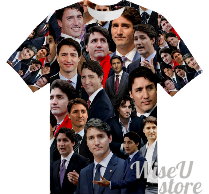 Justin Trudeau T-SHIRT Photo Collage shirt 3D