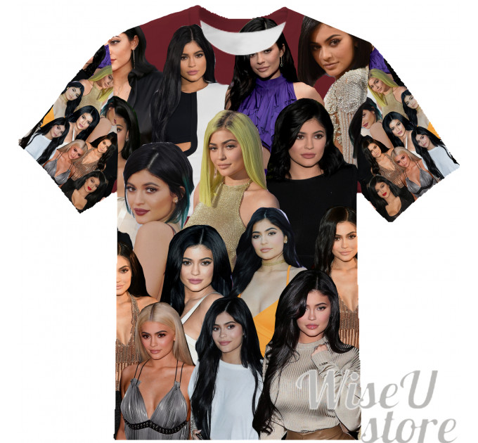 KYLIE JENNER T-SHIRT Photo Collage shirt 3D