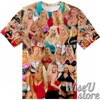 Karen Fisher T-SHIRT Photo Collage shirt 3D