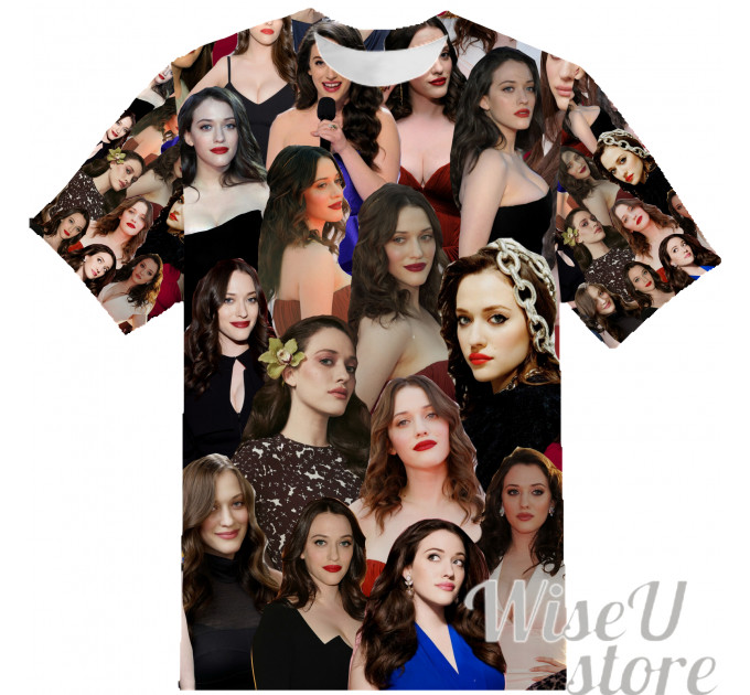 Kate Beckinsale T-SHIRT Photo Collage shirt 3D