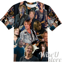 Keith Urban T-SHIRT Photo Collage shirt 3D