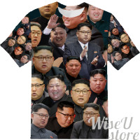 Kim Jong-un T-SHIRT Photo Collage shirt 3D