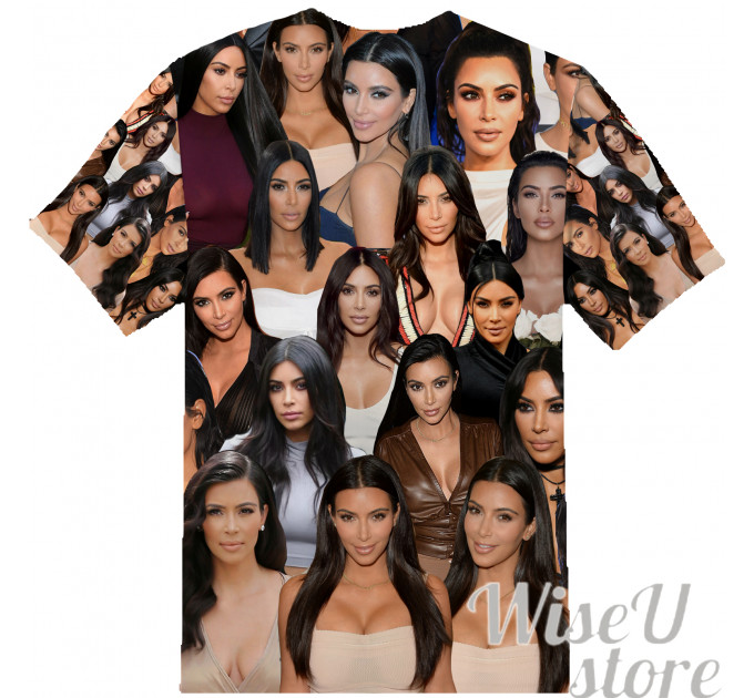 Kim Kardashian T-SHIRT Photo Collage shirt 3D