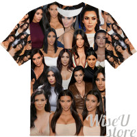 Kim Kardashian T-SHIRT Photo Collage shirt 3D