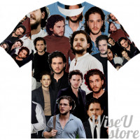 Kit Harington T-SHIRT Photo Collage shirt 3D