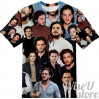 Kit Harington T-SHIRT Photo Collage shirt 3D