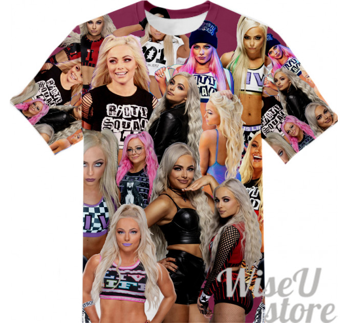 LIV MORGAN T-SHIRT Photo Collage shirt 3D