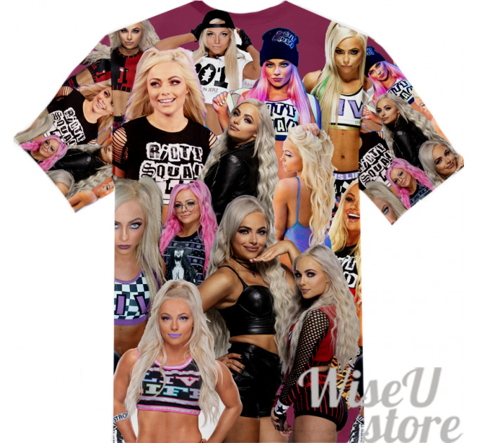 LIV MORGAN T-SHIRT Photo Collage shirt 3D