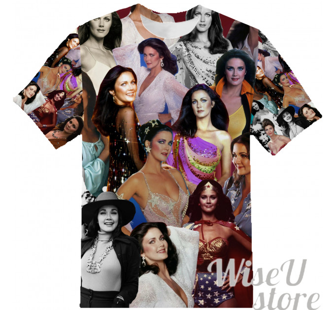 LYNDA CARTER T-SHIRT Photo Collage shirt 3D