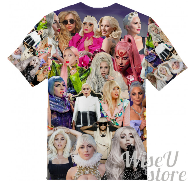 Lady Gaga T-SHIRT Photo Collage shirt 3D