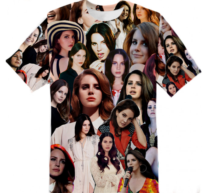 Lana Del Rey T-SHIRT Photo Collage shirt 3D