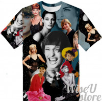 Linda Evangelista T-SHIRT Photo Collage shirt 3D