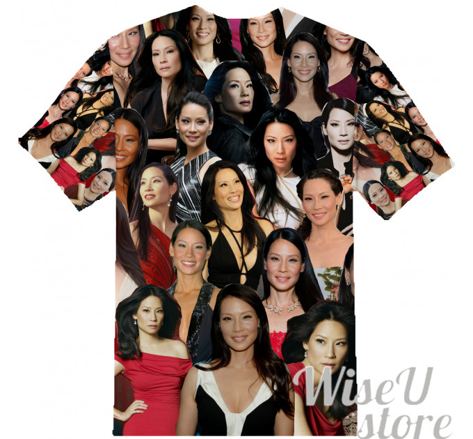 Lucy Liu T-SHIRT Photo Collage shirt 3D