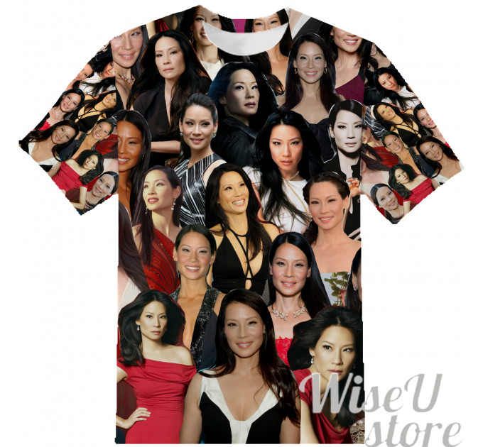 Lucy Liu T-SHIRT Photo Collage shirt 3D