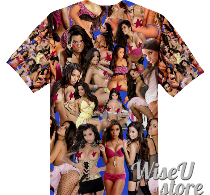 Lupe Fuentes T-SHIRT Photo Collage shirt 3D