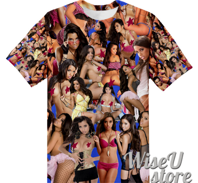 Lupe Fuentes T-SHIRT Photo Collage shirt 3D