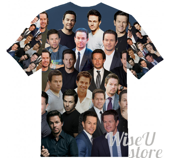 MARK WAHLBERG T-SHIRT Photo Collage shirt 3D