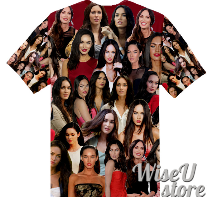 MEGAN FOX T-SHIRT Photo Collage shirt 3D