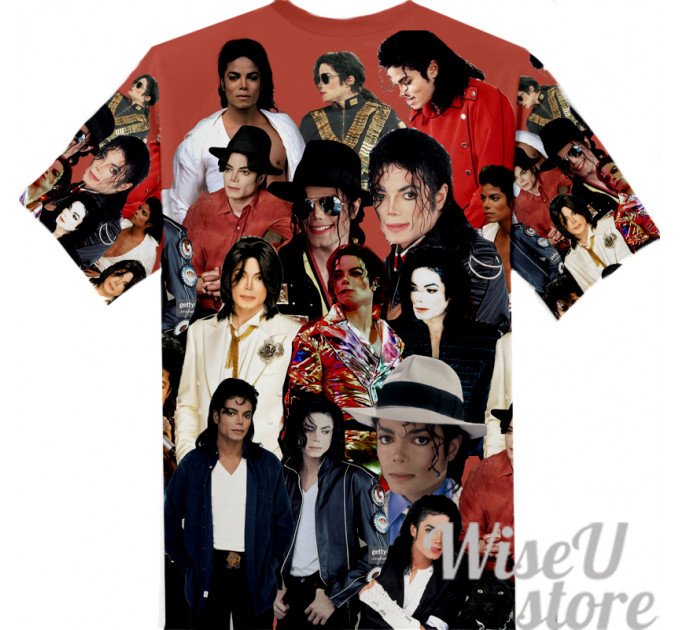 MICHAEL JACKSON T-SHIRT Photo Collage shirt 3D