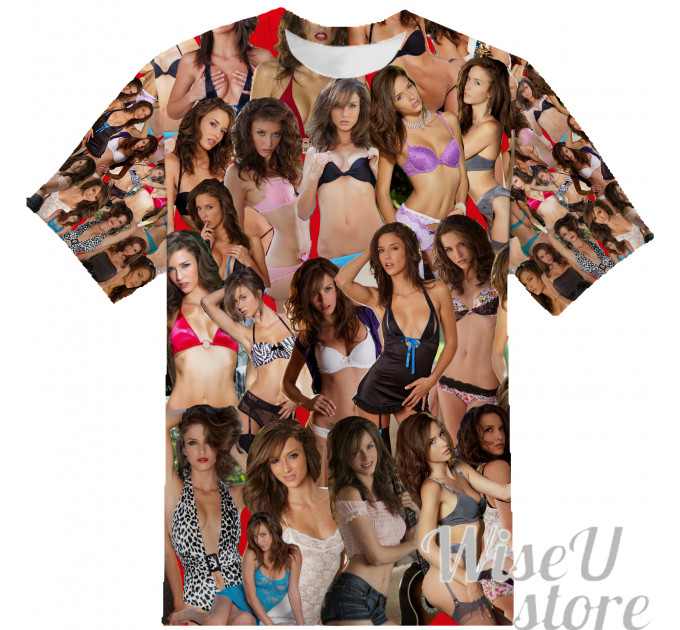 Malena Morgan T-SHIRT Photo Collage shirt 3D