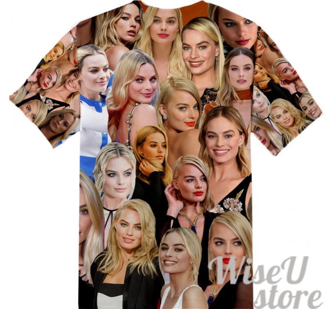 Margot Robbie T-SHIRT Photo Collage shirt 3D