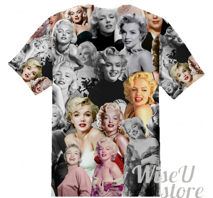 Marilyn Monroe T-SHIRT Photo Collage shirt 3D