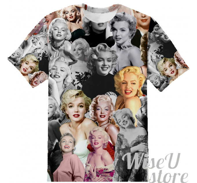 Marilyn Monroe T-SHIRT Photo Collage shirt 3D