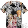 Marilyn Monroe T-SHIRT Photo Collage shirt 3D